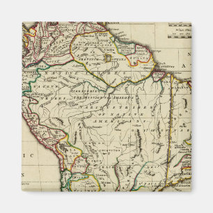 Aimant Amérique du Sud avec des frontières définies