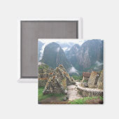 Aimant Amérique du Sud, Pérou, Machu Picchu (Recto/Verso)