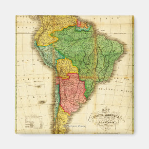 Aimant Amérique du SudCarte panoramiqueAmérique du Sud