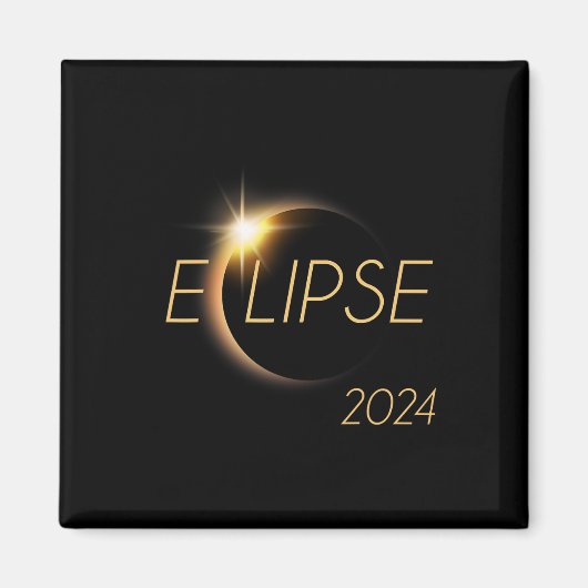 Aimant Amérique Totalité 04 08 24 Total Éclipse Solaire 2 (Devant)