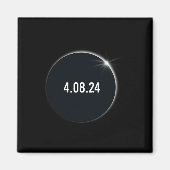 Aimant Amérique Totalité 04 08 24 Total Éclipse Solaire 2 (Devant)