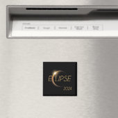 Aimant Amérique Totalité 04 08 24 Total Éclipse Solaire 2 (In Situ (Lave-vaisselle))