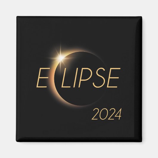 Aimant Amérique Totalité 04 08 24 Total Éclipse Solaire 2 (Devant)