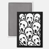 Aimant Âmes Torturées Étrange Art Horreur (Recto/Verso)