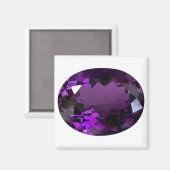 Aimant Amethyst Gemstone (Recto/Verso)