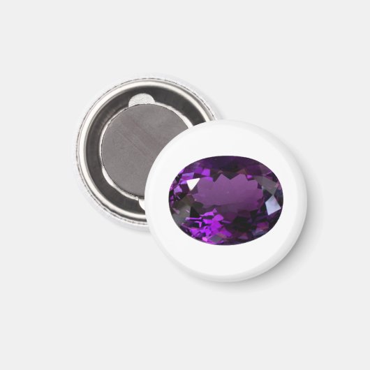 Aimant Amethyst Gemstone (Recto/Verso)