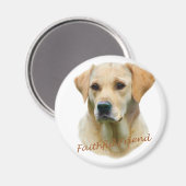 Aimant Ami fidèle du laboratoire jaune (Recto/Verso)