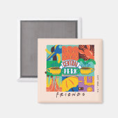 Aimant AMIS™ | Central Perk Vibrant Graphic (Recto/Verso)