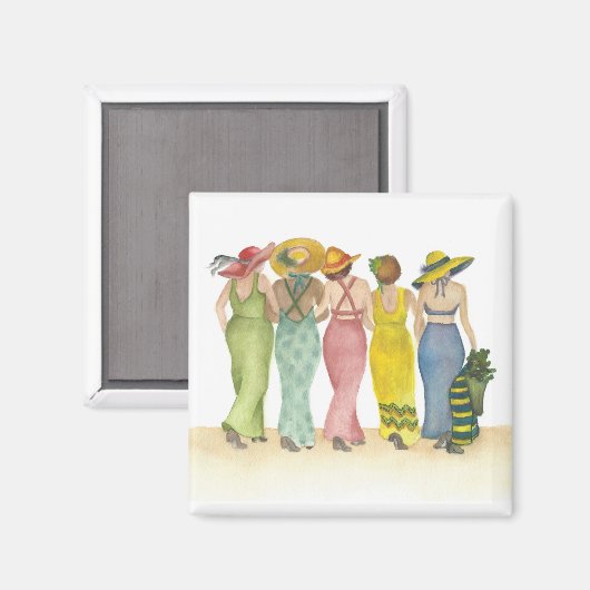 Aimant Amis de l'aimant pour toujours (Recto/Verso)