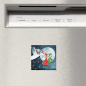 Aimant Amis de Noël et famille par Bihrle (In Situ (Lave-vaisselle))