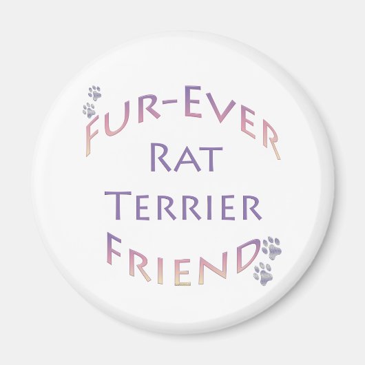 Aimant Amis de Rat Terrier Furever (Devant)