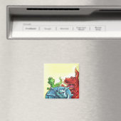 Aimant Amis Dinosaur (In Situ (Lave-vaisselle))