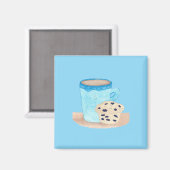 Aimant Amis du café Édition Bleue (Recto/Verso)