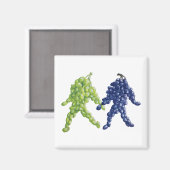 Aimant Amis du raisin (Recto/Verso)