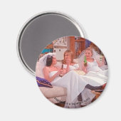 Aimant AMIS™ | Les filles en robe Mariage (Recto/Verso)