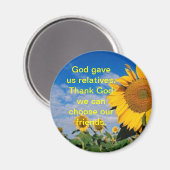Aimant Amis/Magnet de tournesol (Recto/Verso)