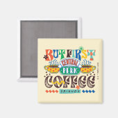 Aimant AMIS™ | Mais Premier café Vibrant Graphisme (Recto/Verso)