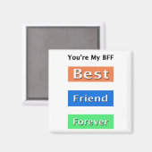 Aimant Amis Meilleur ami pour toujours (Recto/Verso)