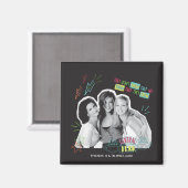 Aimant AMIS™ | Monica, Rachel et Phoebe (Recto/Verso)