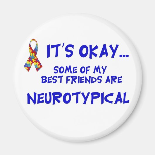 Aimant Amis neurotypiques (Devant)