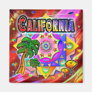 Aimant Amis tropicaux de Californie