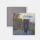 Aimant Amish Buggy (Recto/Verso)