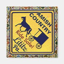 Amish Horse et Buggy, Ride Safe à Lititz Pa.
