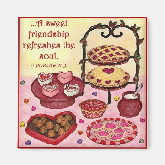 Aimant Amitié douce (Devant)