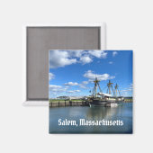 Aimant Amitié du navire Salem à Salem Massachusetts (Recto/Verso)