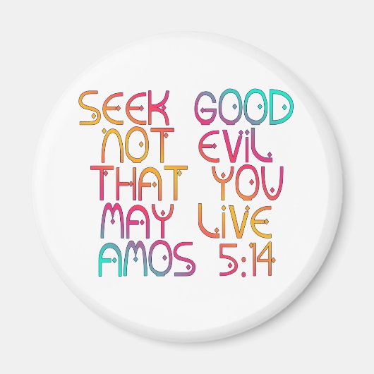 Aimant Amos 5:14 (Devant)