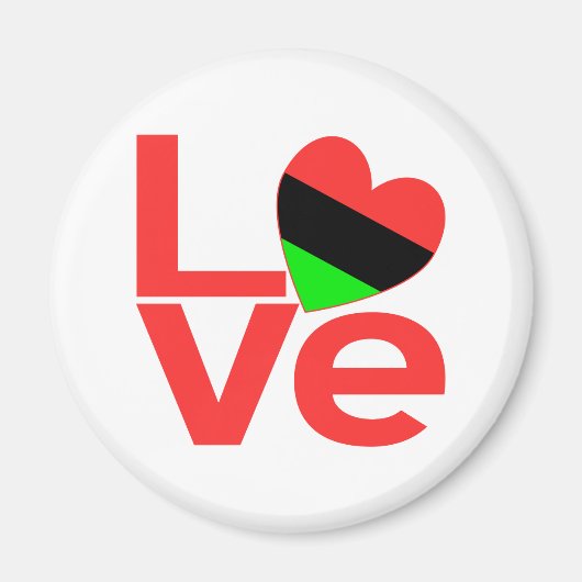 Aimant Amour Afro-Américain (Devant)