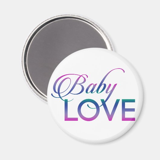 Aimant Amour bébé (Recto/Verso)