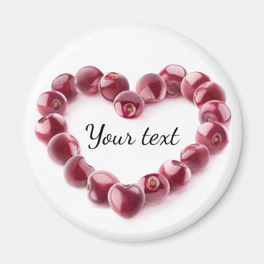 Aimant Amour cerise (Devant)