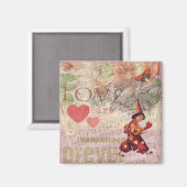 Aimant Amour Coeur coeur amour amour amour amour Valentin (Recto/Verso)