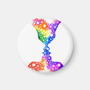 Aimant Amour coloré