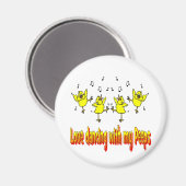 AIMANT AMOUR DANSER AVEC MES PEEPS CADEAUX (Recto/Verso)