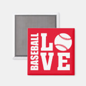 Aimant Amour de Baseball (Recto/Verso)