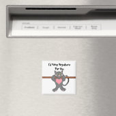 Aimant Amour de chat humour (In Situ (Lave-vaisselle))