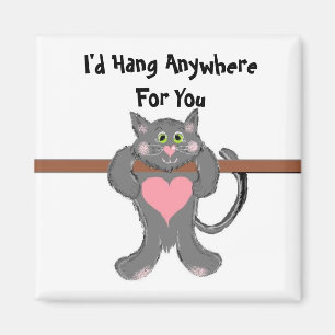 Aimant Amour de chat humour