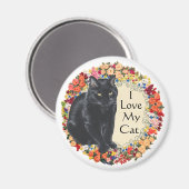 Aimant Amour de Chat Noir (Recto/Verso)
