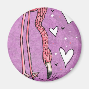 Aimant amour de flamant