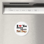 Aimant Amour de Hot Dog (In Situ (Lave-vaisselle))