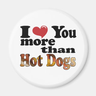 Aimant Amour de Hot Dog