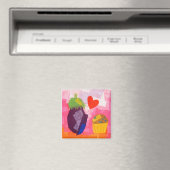 Aimant Amour de l'aubergine (In Situ (Lave-vaisselle))