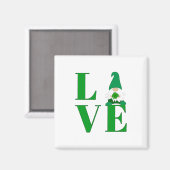 Aimant Amour de lutin irlandais (Recto/Verso)