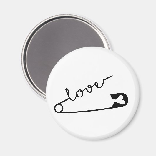 AIMANT AMOUR DE PILE DE SÉCURITÉ (Recto/Verso)