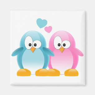 Aimant Amour de pingouin
