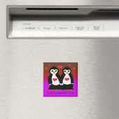 Aimant Amour de pingouin (In Situ (Lave-vaisselle))