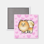 Aimant Amour de Poméranie (Recto/Verso)