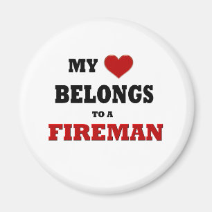 Aimant Amour des pompiers